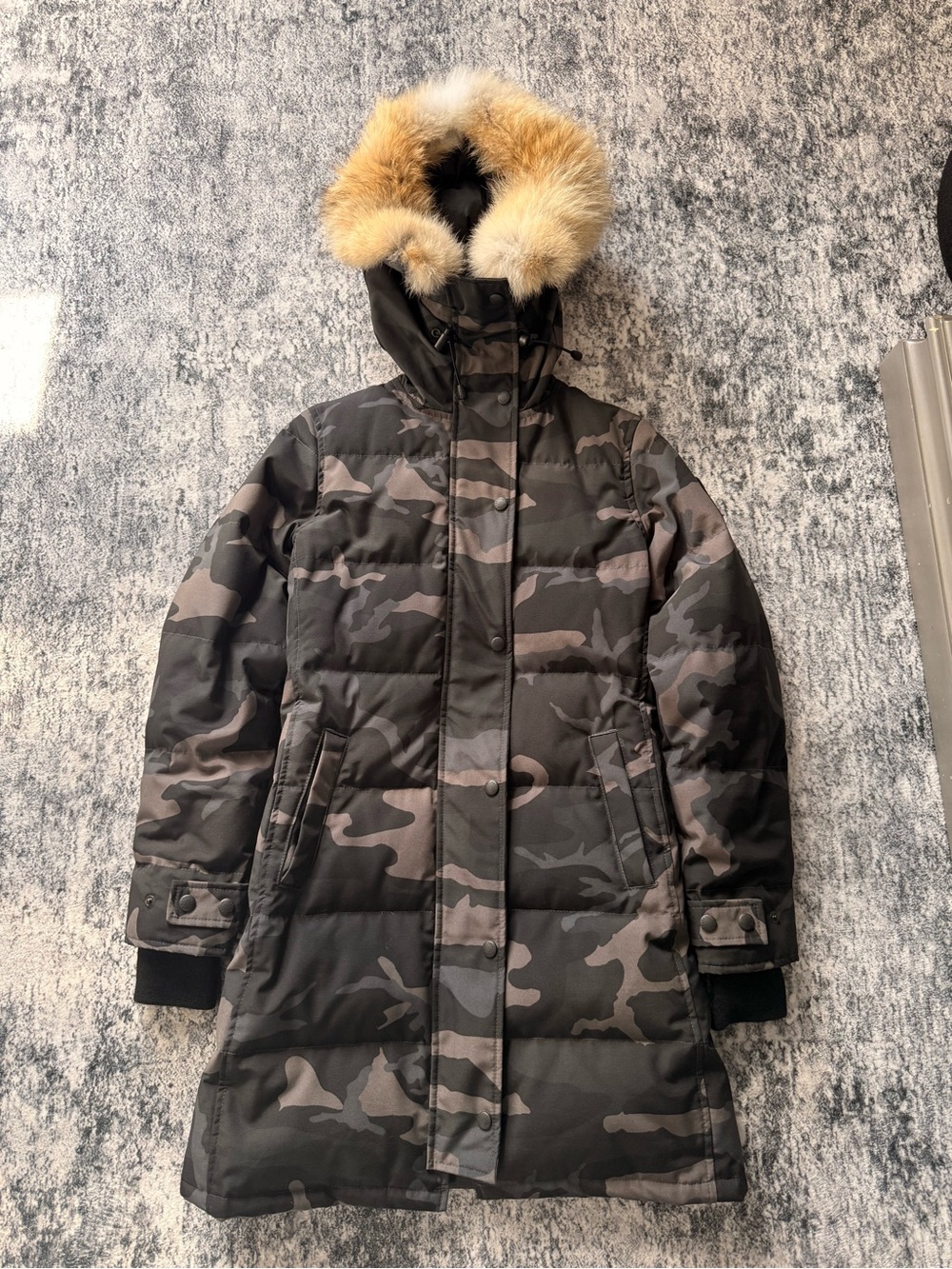 Canada Goose Shelburne Parka Black Label Camo - Size XXS